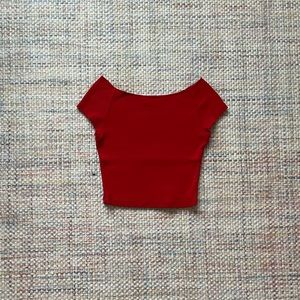 red brandy melville shirt 1SZ